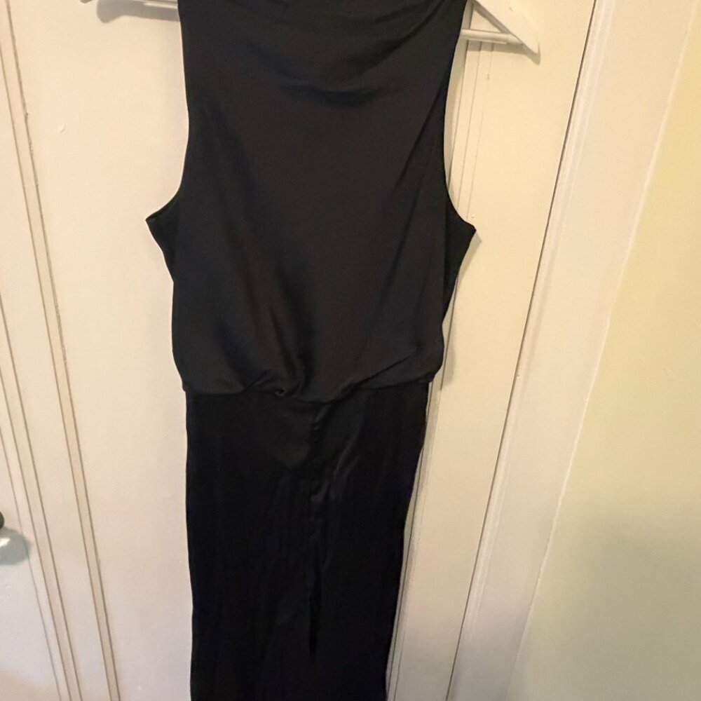 Abercrombie & Fitch Black High-Neck Jumpsuit / Pantsuit – Size ST (Small Tall)